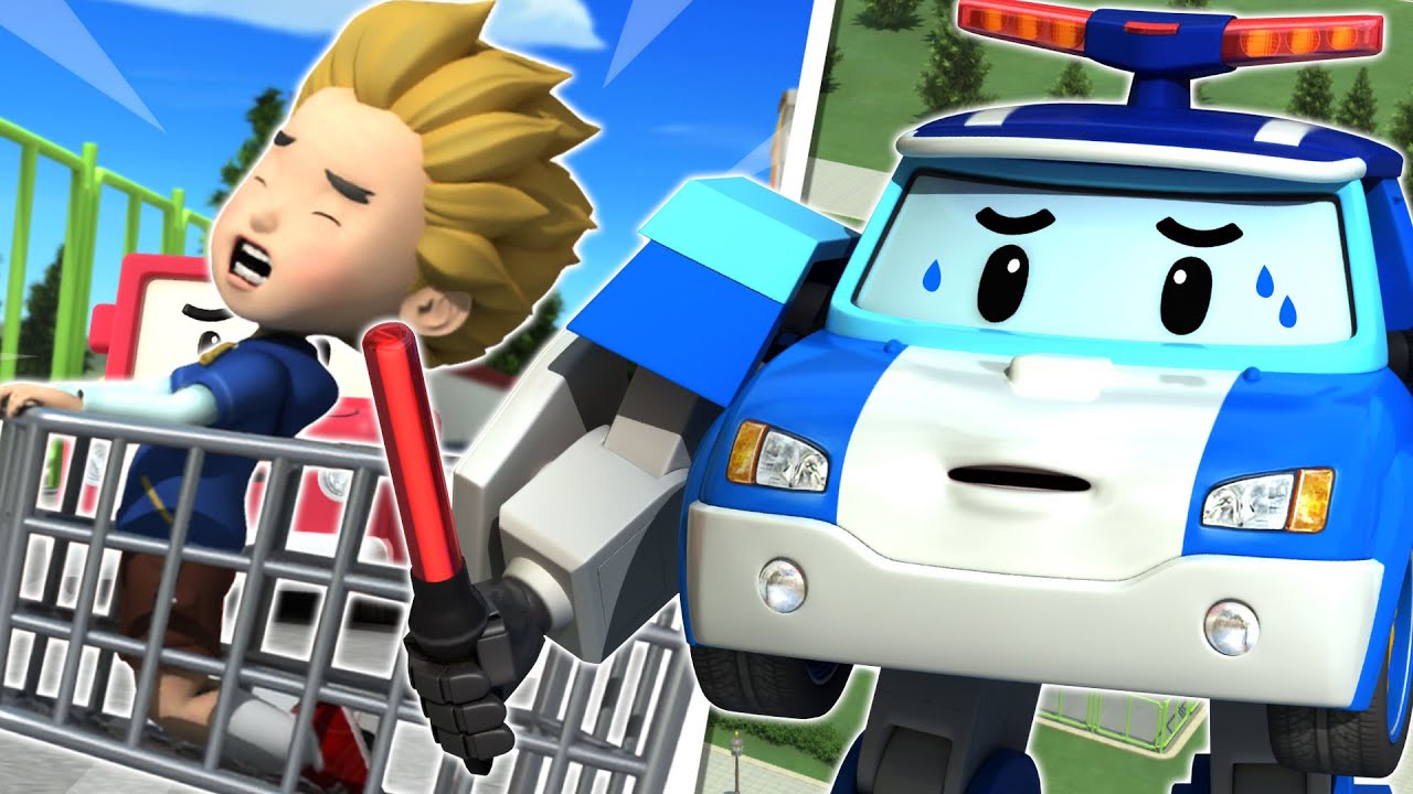Dangers in the Parking Lot│Best Traffic Safety Series🚔│Don’t Play Around│Robocar POLI TV