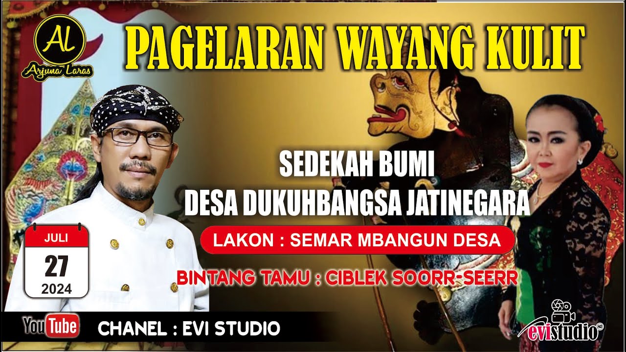 LIVE WAYANG KULIT (BERSAMA KI DALANG CARITO || LAKON: SEMAR MBANGUN DESA || DUKUHBANGSA - JATINEGARA