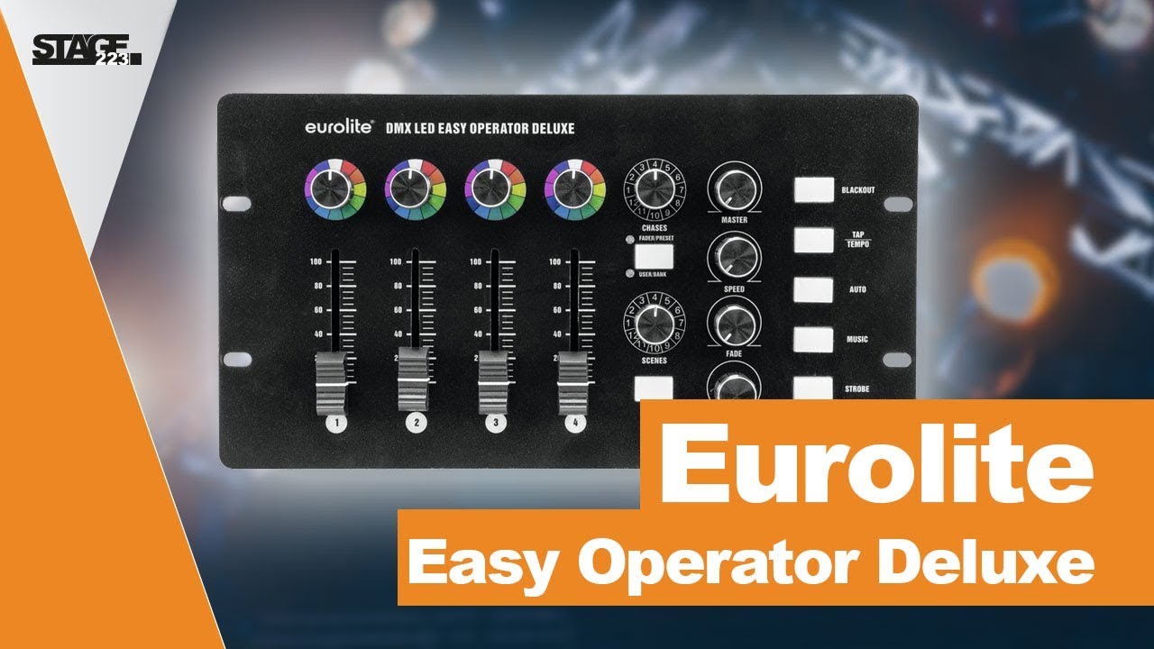 Eurolite DMX LED Easy Operator Deluxe |  DMX Licht Controller Tutorial | stage.review