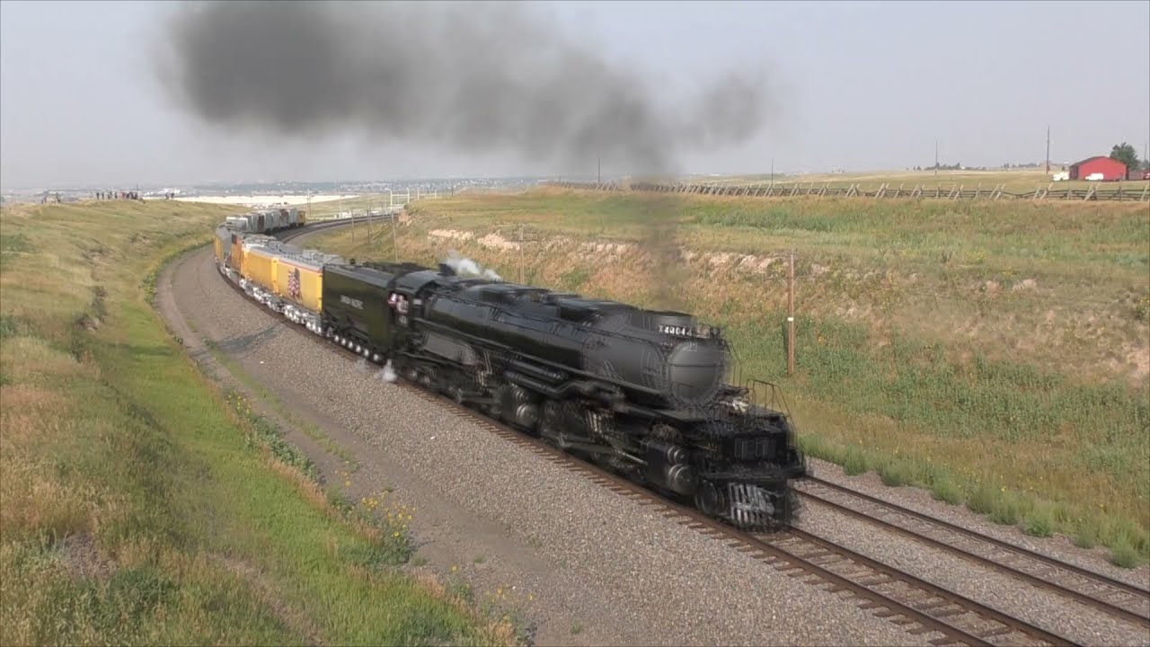 Union Pacific Big Boy 4014 Departs Cheyenne, WY August 2021