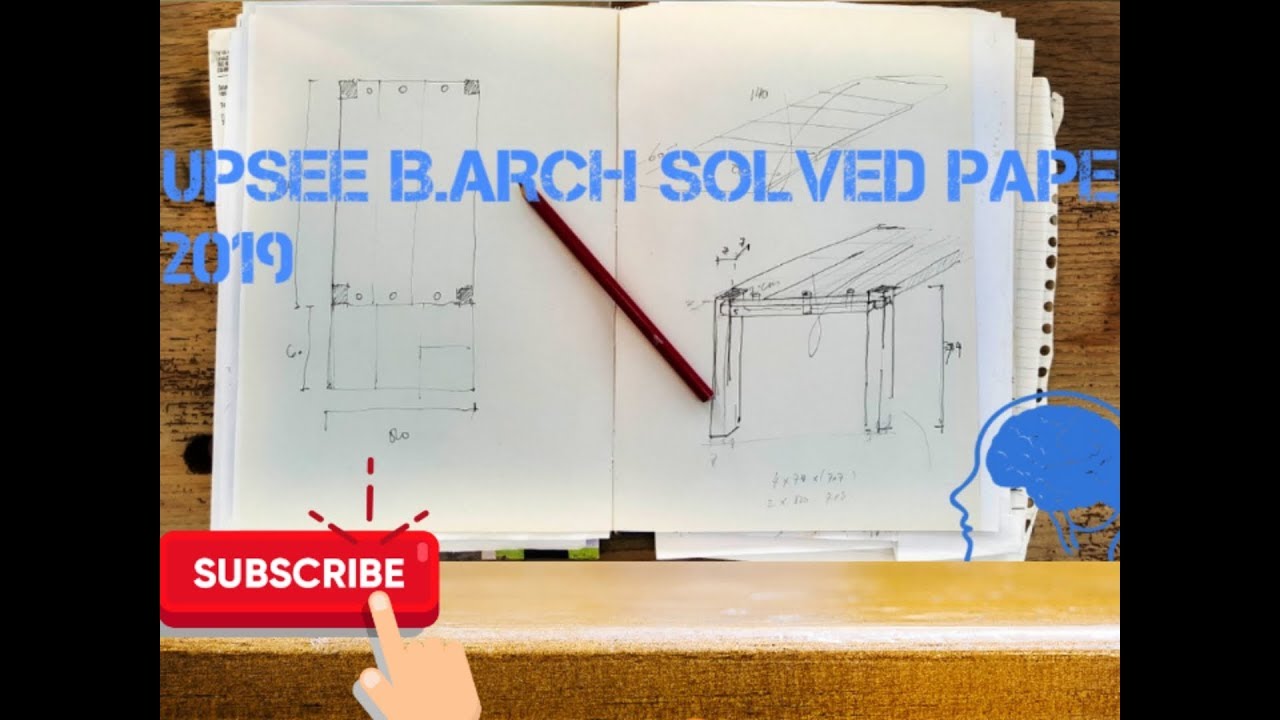 UPSEE B.ARCH SOLVED PAPER 2019(part 1)