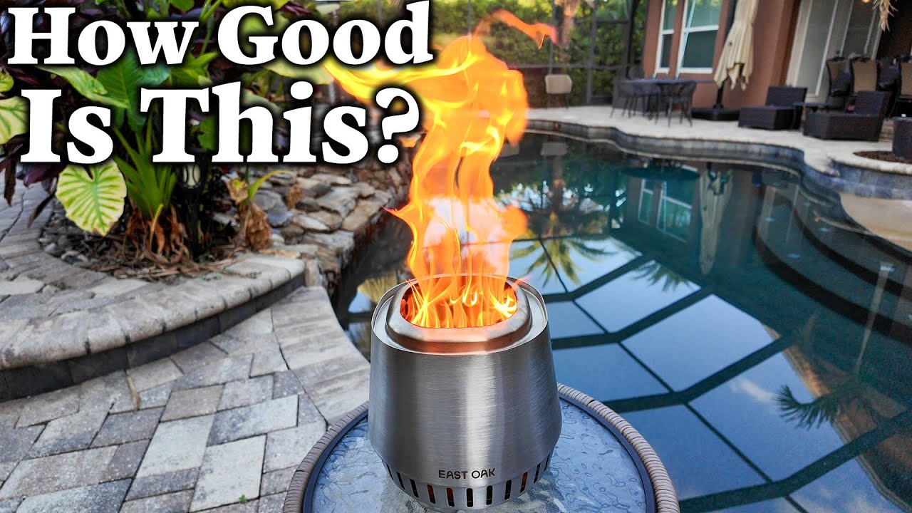 Take the Fire ANYWHERE! With EAST OAK Portable Smokeless Fire Pit! 🔥