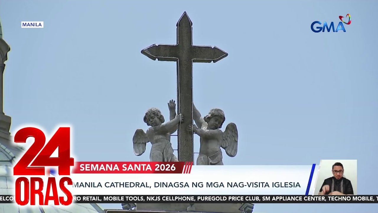 Manila Cathedral, dinagsa ng mga nag-Visita Iglesia | 24 Oras