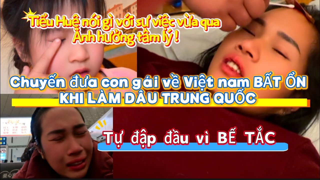 Chuyến bay sai lịch trình BẤT ỔN_Tiểu Huệ THẲNG THỪNG TRÁCH NỘI vì mẹ BỊ ĐAU ?