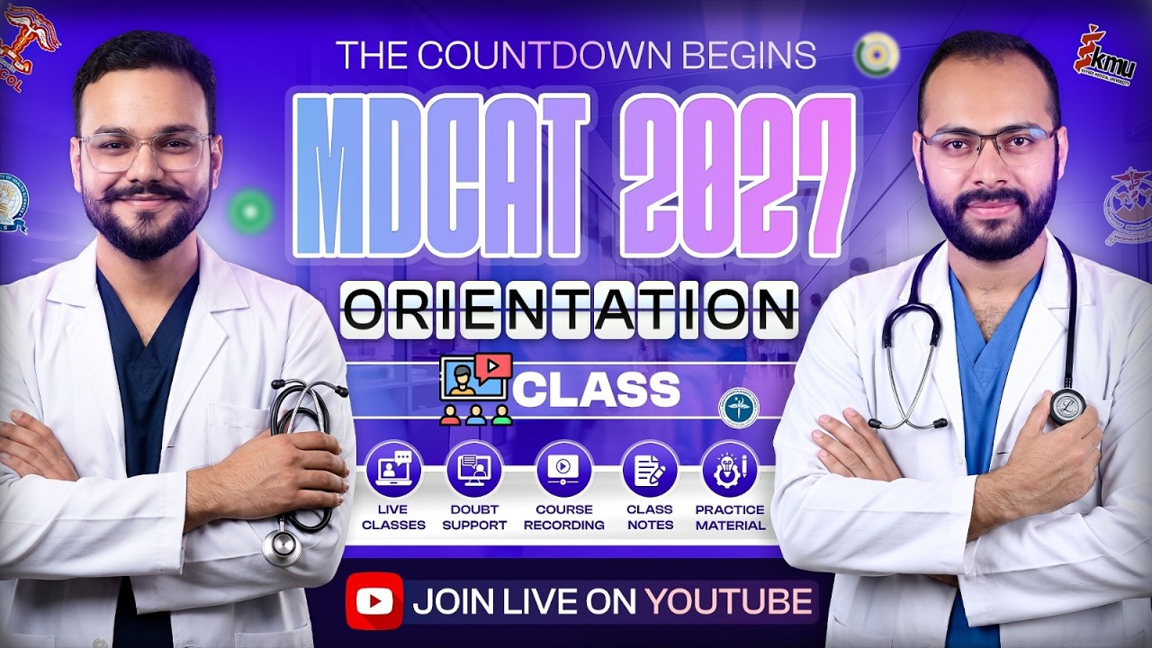 🏆 MDCAT AKU NUMS 2027 GRAND ORIENTATION | MEET THE TEAM BEHIND THE TOPPERS