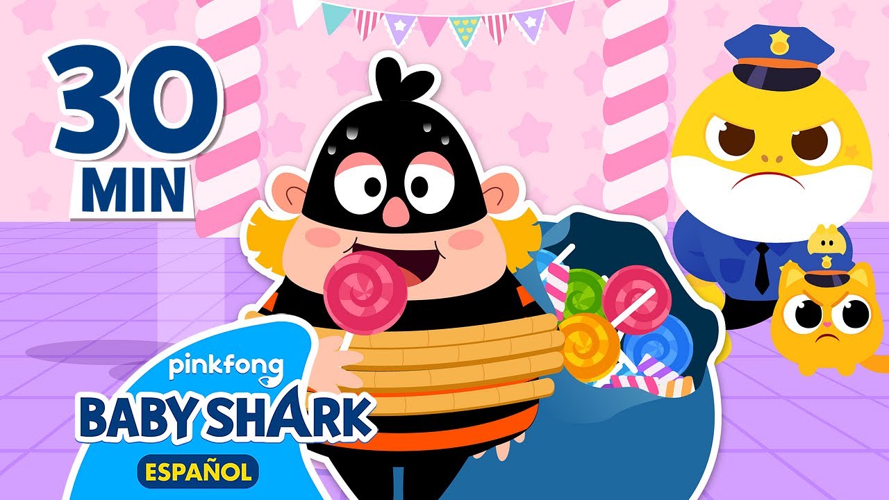 ¡Ay no, Ladrones! | Veo, Veo Ladrones de Dulces y más | Baby Shark en español