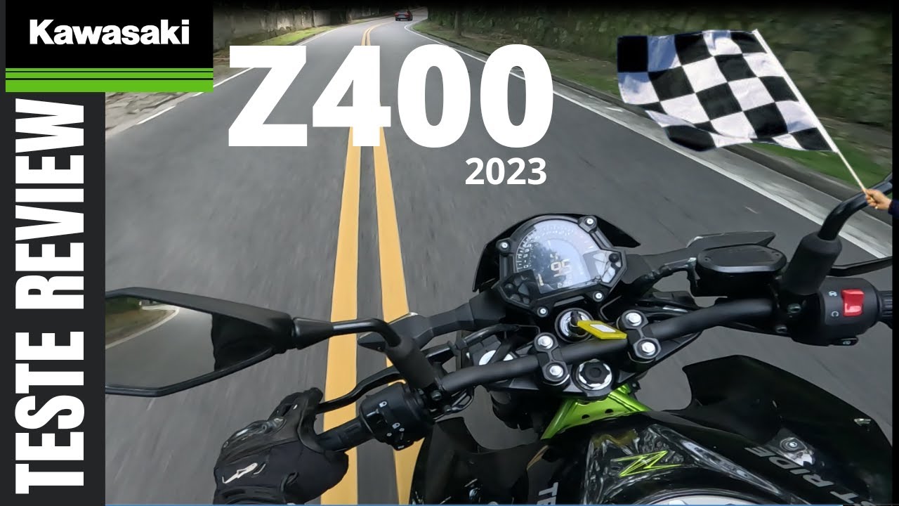 TESTE - KAWASAKI Z400 - 2023 - ACELERAMOS NA SERRINHA!
