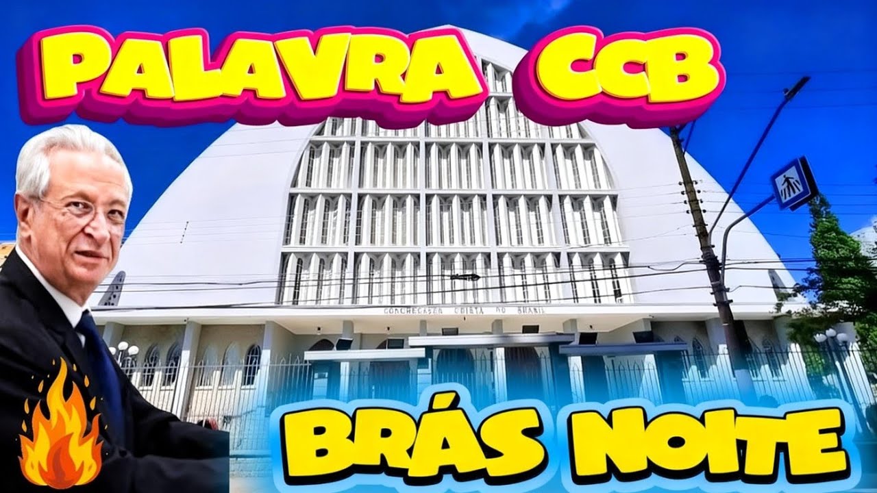 PALAVRA CULTO CCB 🔥 BRAS NOITE 🔥  4/2/2026 Ancião Luís Carlos Euclydes 