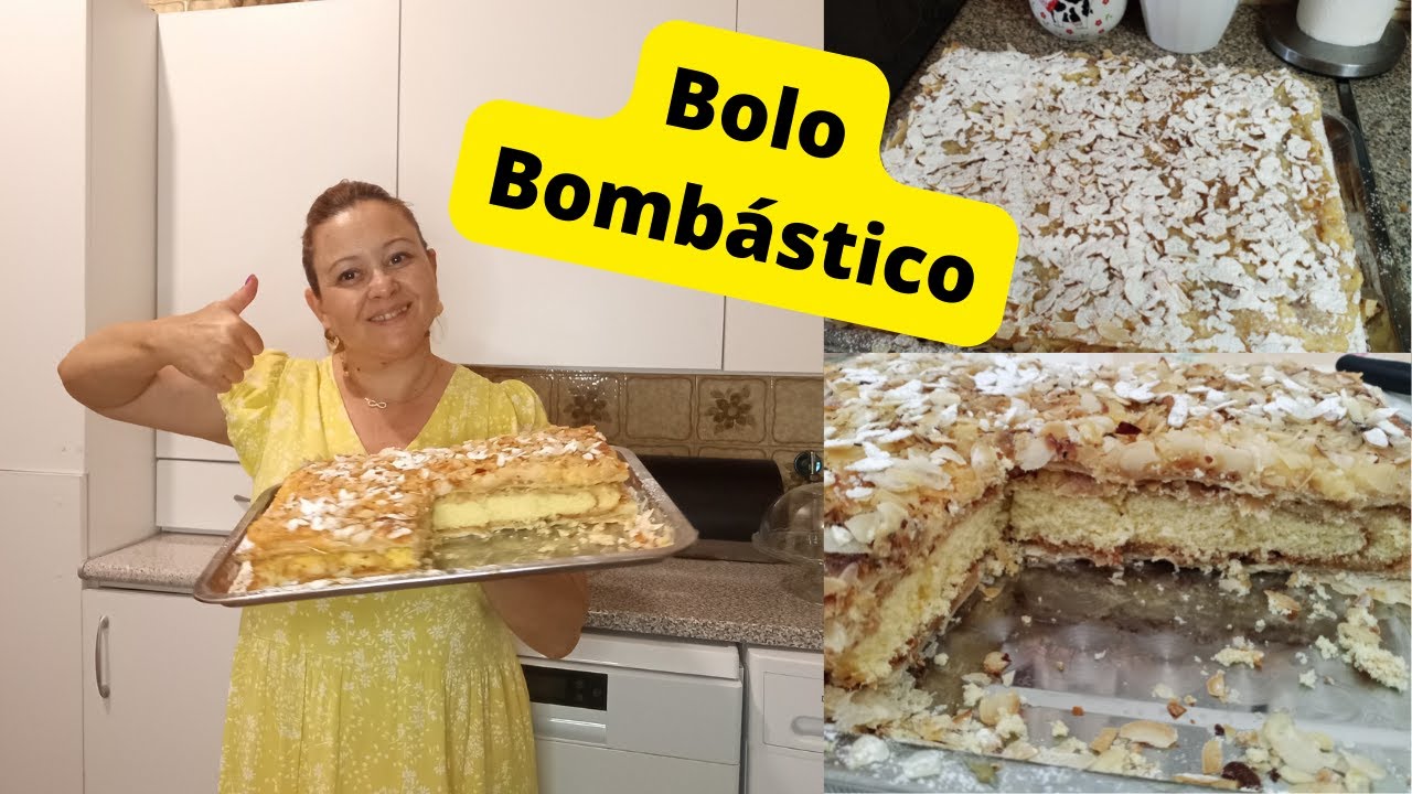 BOLO INCRIVÉL DE MASSA FOLHADA COM CREME PASTELEIRO / ELISABETE NOGUEIRA