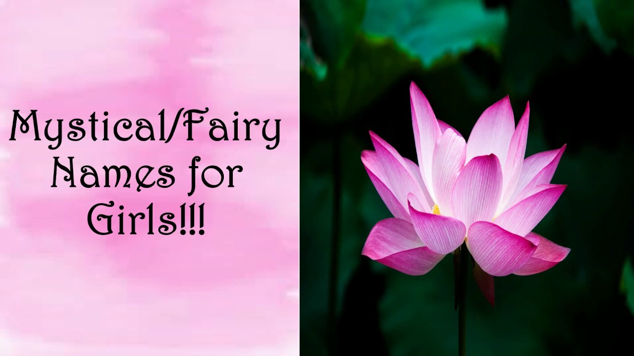 Mystical/Fairy Names for Girls!:)