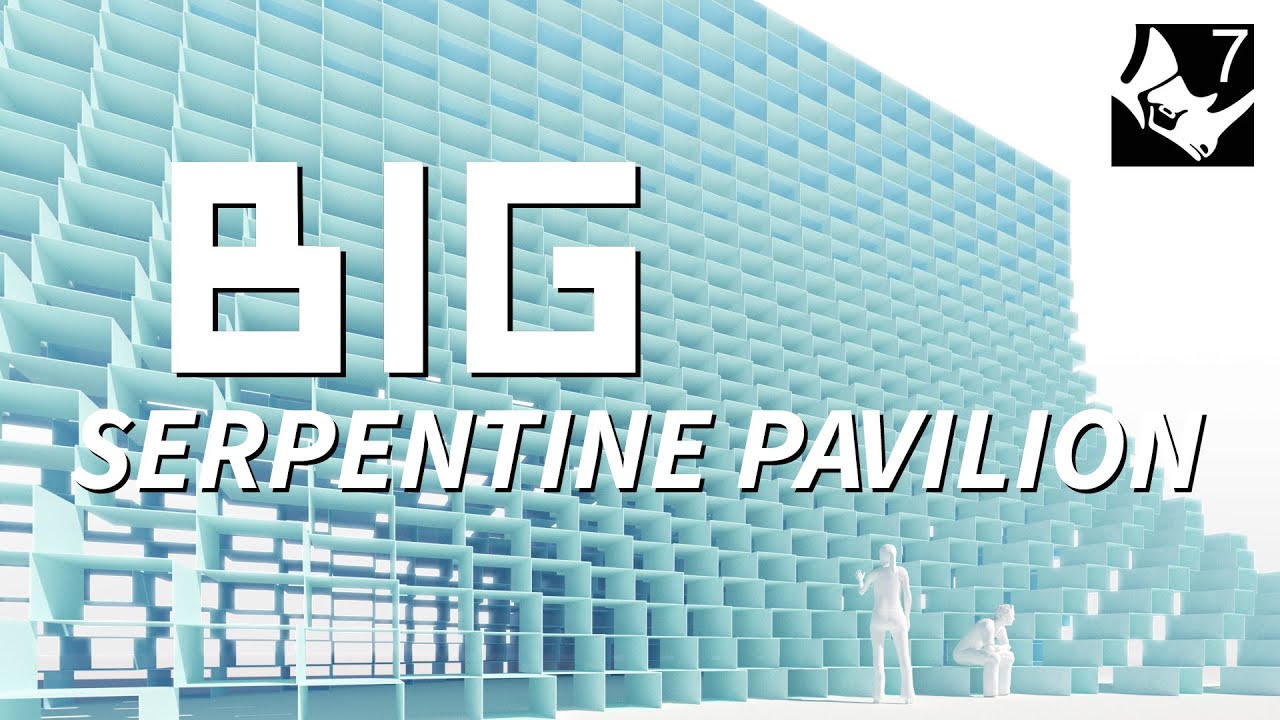 Using RHINO7 SUBD and GRASSHOPPER to recreated BIGs 2016 Serpentine Pavilion (Beginner tutorial)