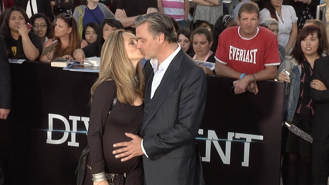 Ray Stevenson and Pregnant Elisabetta Caraccia DIVERGENT World Premiere Arrivals