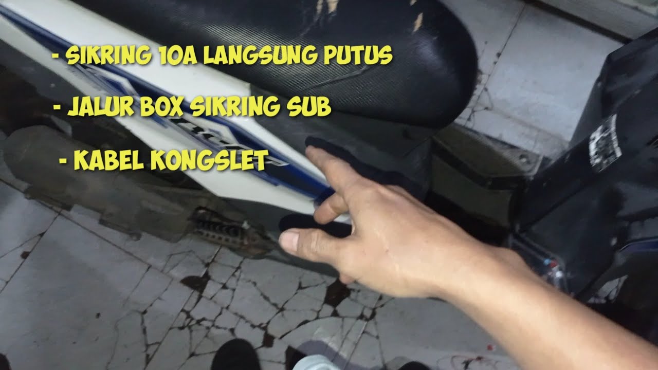 Perbaiki Beat FI sikring sub 10A putus terus. @imammotor7140 
