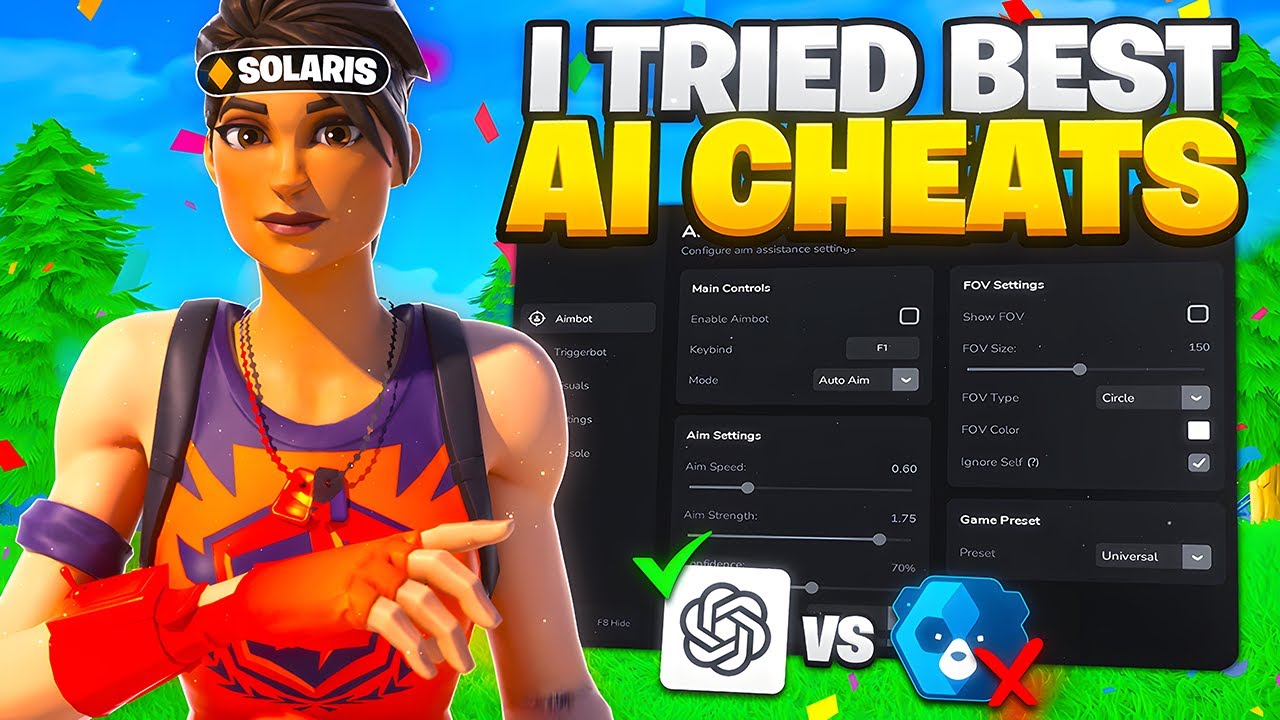 Я протестировал ЛУЧШИЙ ИИ-аимбот для Fortnite в 7 главе...