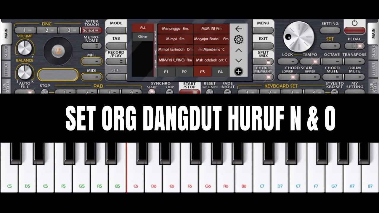 Set ORG 2024 dangdut campuran huruf N-O #org2023dangdut #musicstudio 