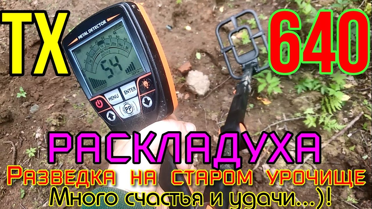 Разведка на старом урочище,шурф,коп по монетам.Складной металлоискатель tianxun tx-640 ! Удача)