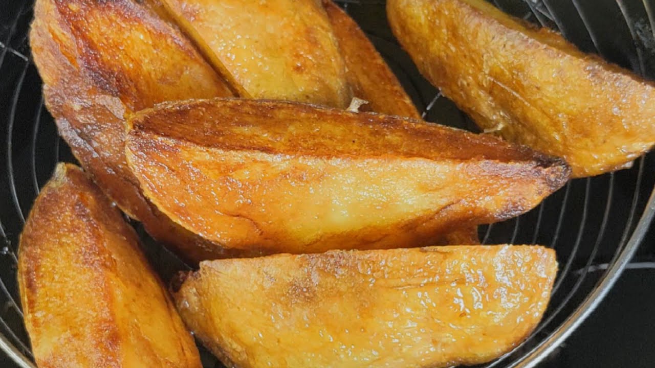 Double Fried Crispy Potatoes | Pure Frying Sound ASMR (No Talking)
