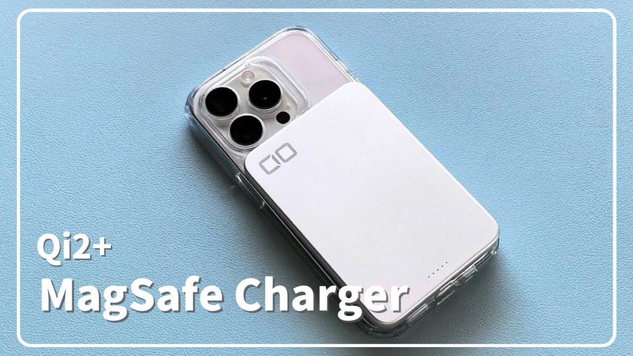 MagSafe Charger for iPhone &ndash; Qi2, 5000mAh, Silver finish