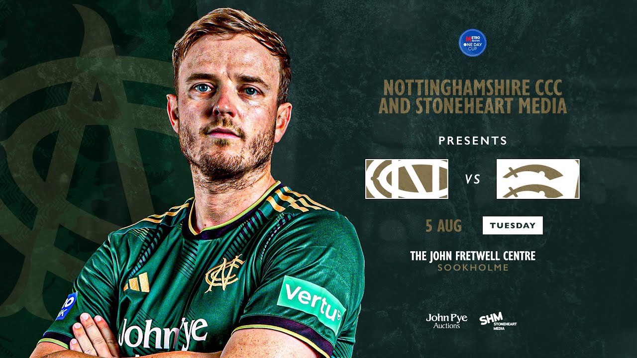 🔴 LIVE STREAM |  Notts Outlaws vs Essex  |   Metro Bank One Day Cup