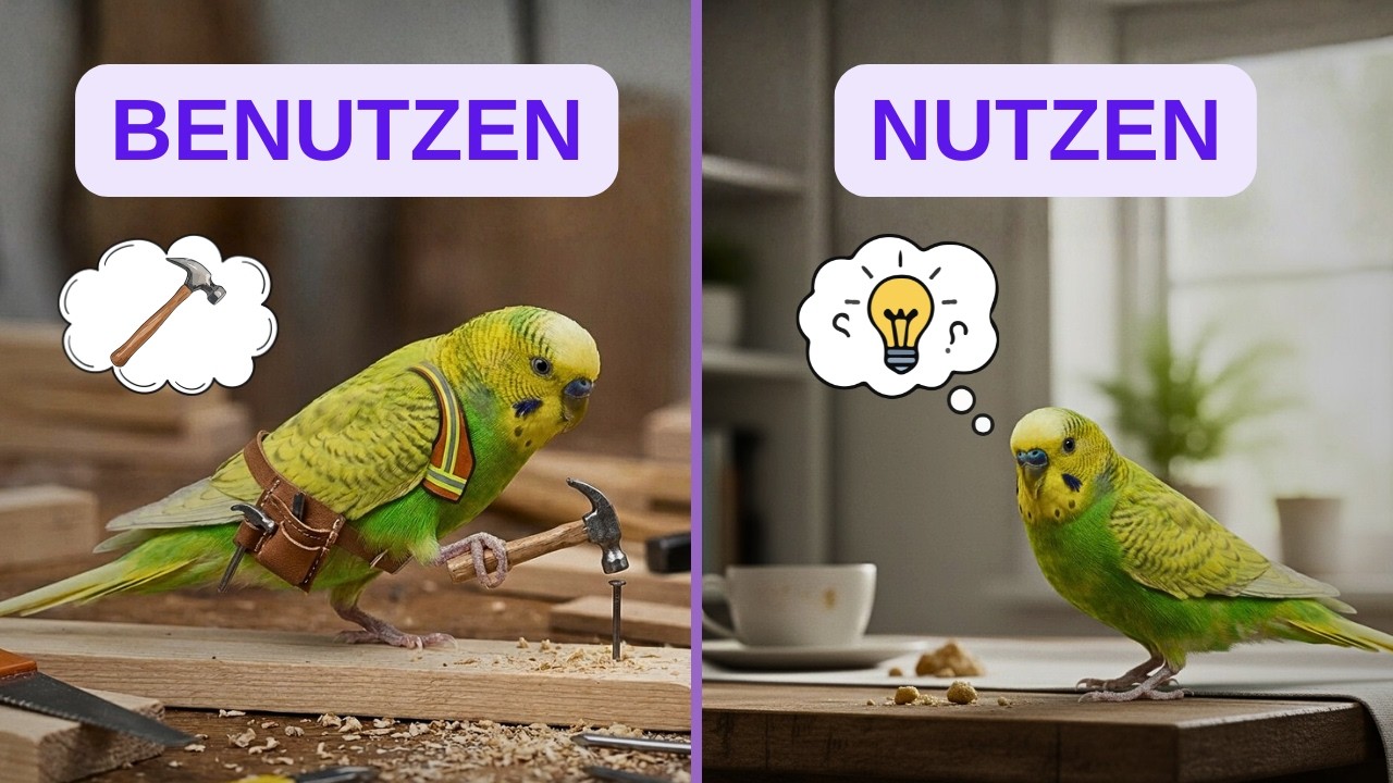 Almanca'da En Çok Karıştırılan İki Fiil: Benutzen vs Nutzen