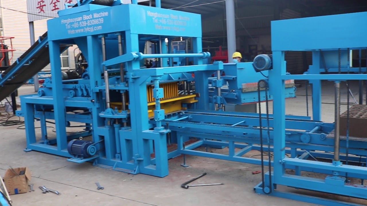 CHB(HCB) Block Machine Plant QTJ5-15 Automatic Hydraulic Interlocking Paving Brick