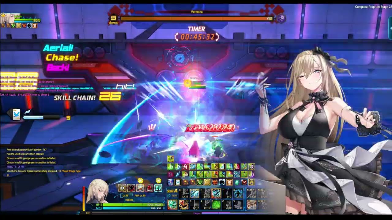 Closers - Conquest Stage 35 clear in 2:05 Harpy Gameplay