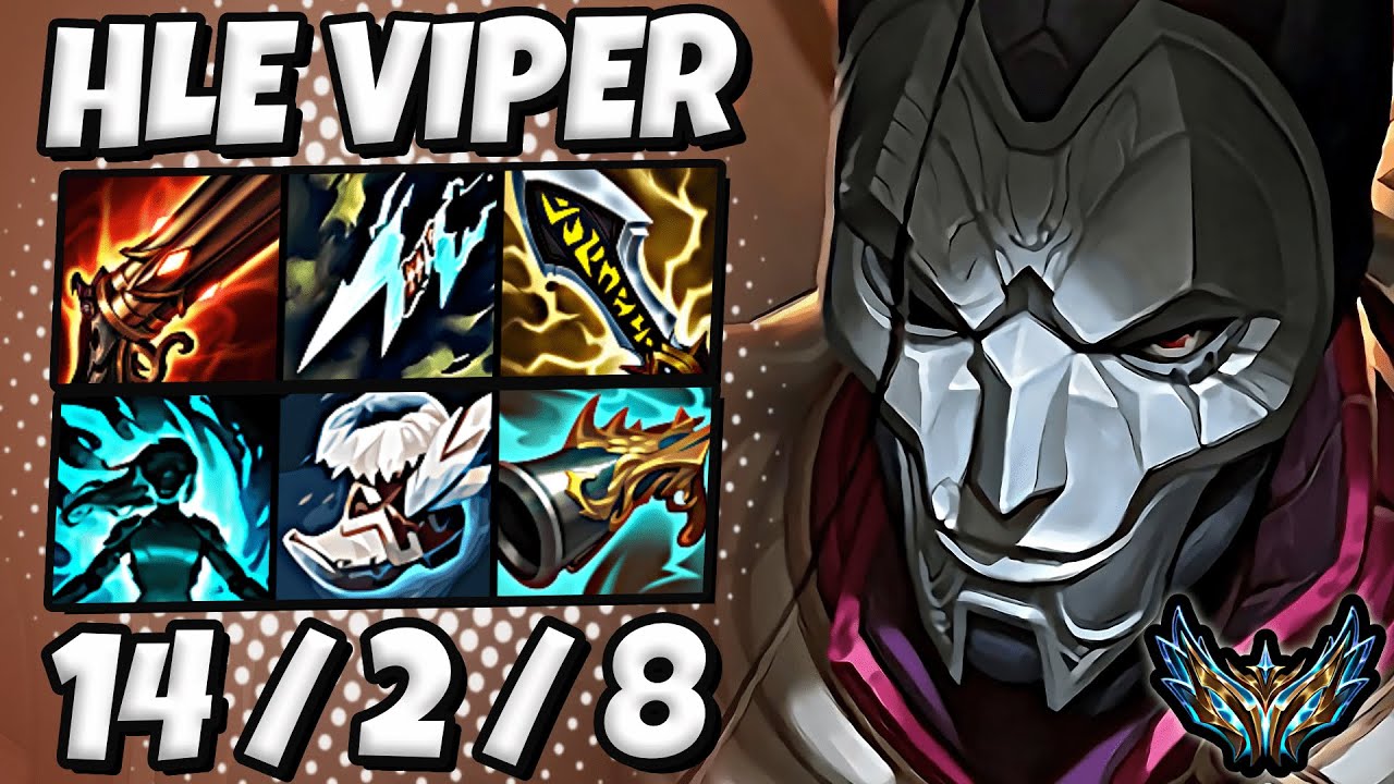 Jhin vs Ashe ADC [ HLE Viper ] Patch 14.13 Korea Challenger  ✅