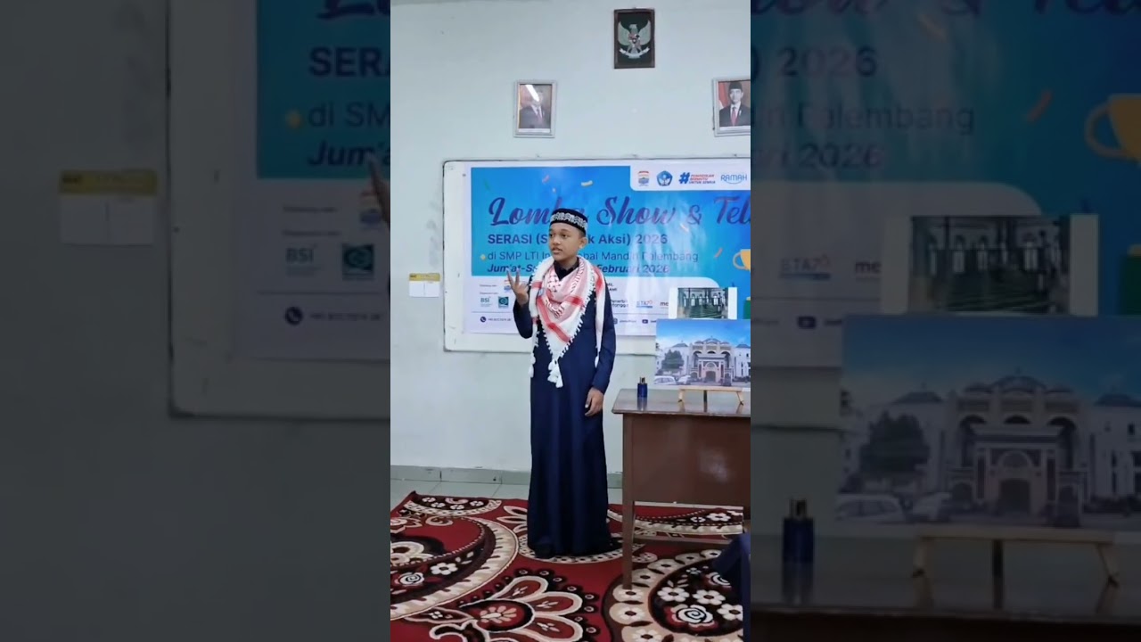 Juara 1 Lomba Show & Tell Tingkat SD dikota Palembang. 