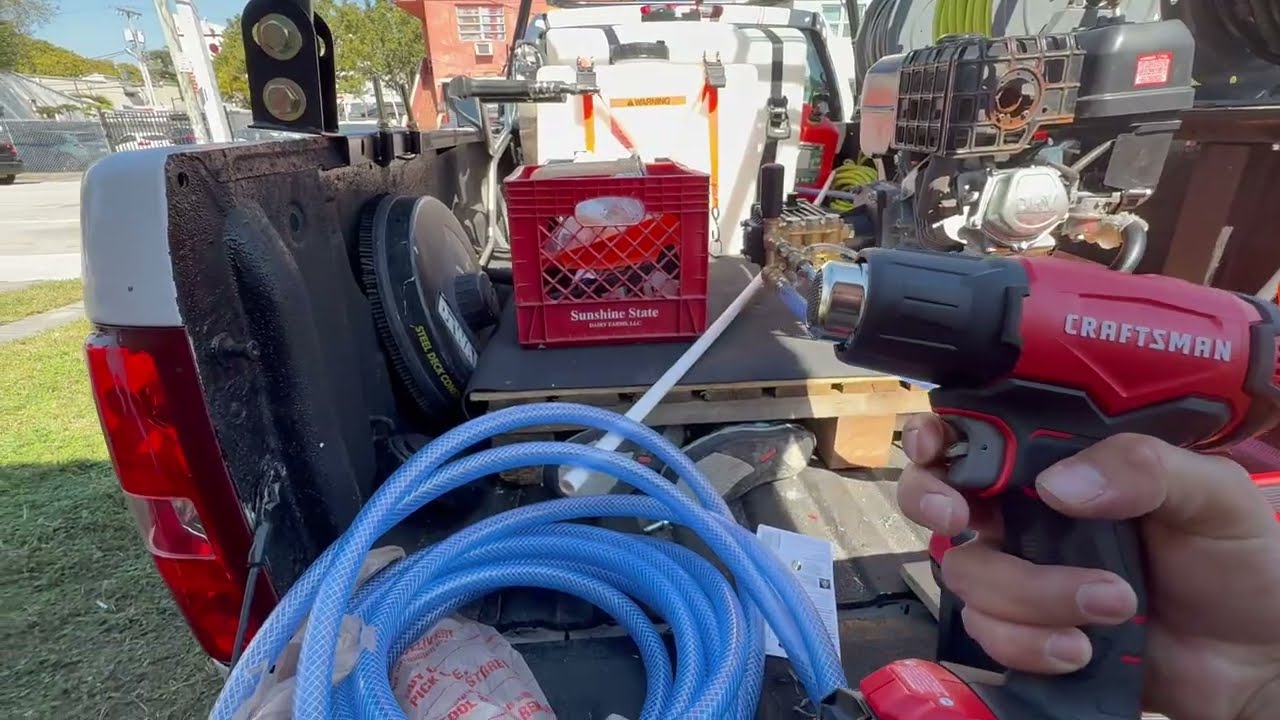 pressure washing truck #3