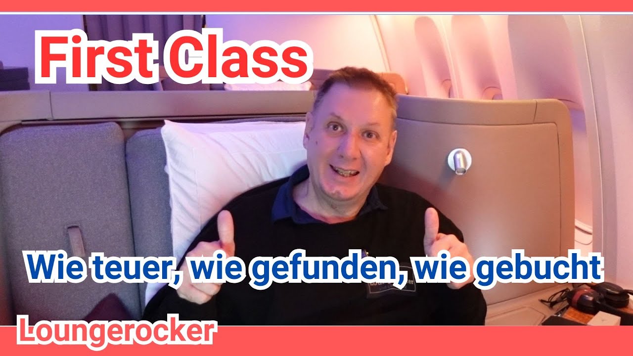 5 First Class Flüge in 2 Wochen (Qatar, Cathay, Lufthansa, ANA, Singapore Airlines)