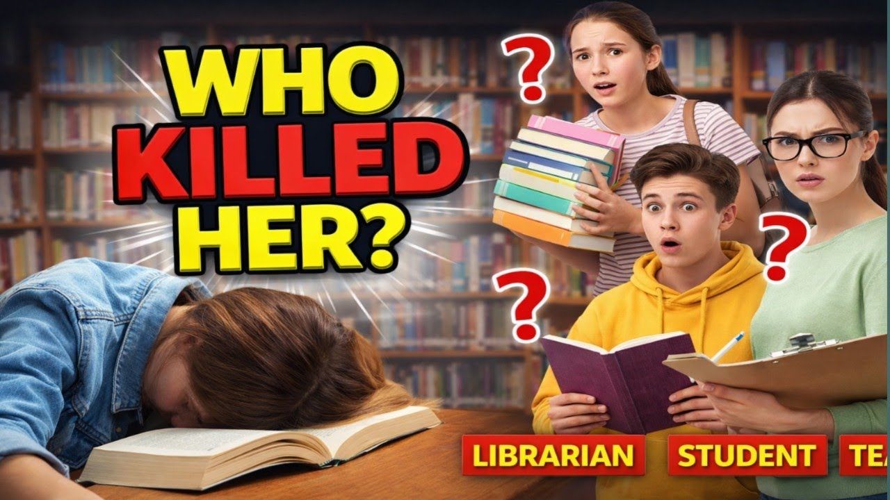 Who Killed Her? The Hardest Library Mystery Puzzle! 📚