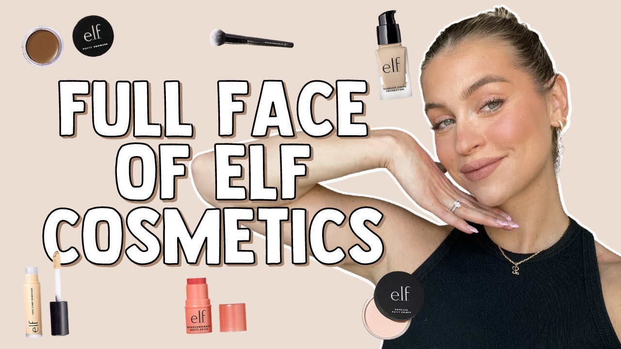 FULL FACE OF ELF COSMETICS MAKEUP: which Elf products are ACTUALLY good