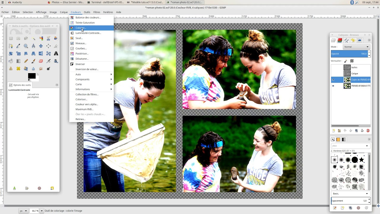 Tuto : styliser son roman photo : l'effet Hamilton