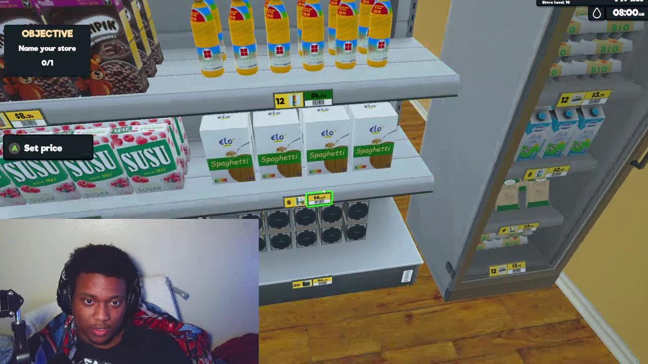 Supermarket Simulator chill by introvert- gameplay - S1 - Ep 1- Series 