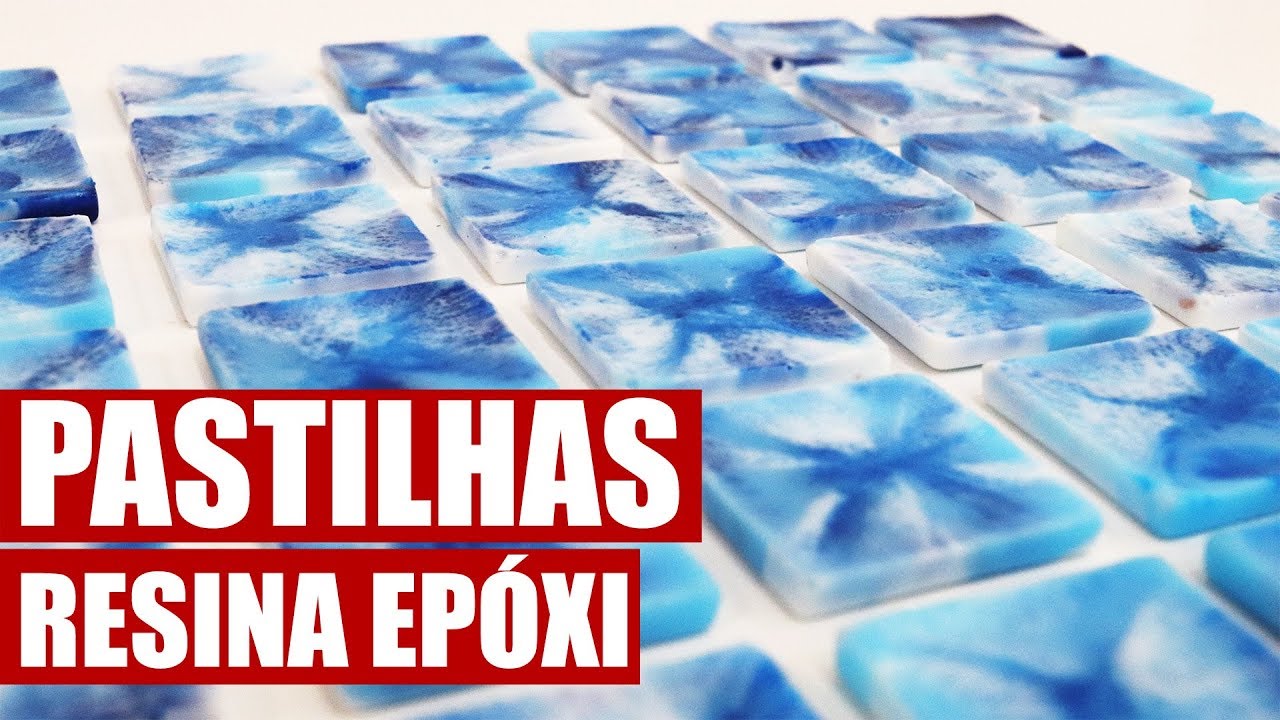 Pastilhas personalizadas com Resina Epoxi - Faça a sua! (DIY)