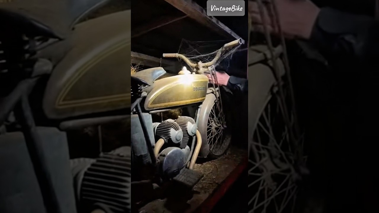 100 Year Old Douglas Model EW Found Abandoned | Restoring the Flat‑Twin Lightweight
