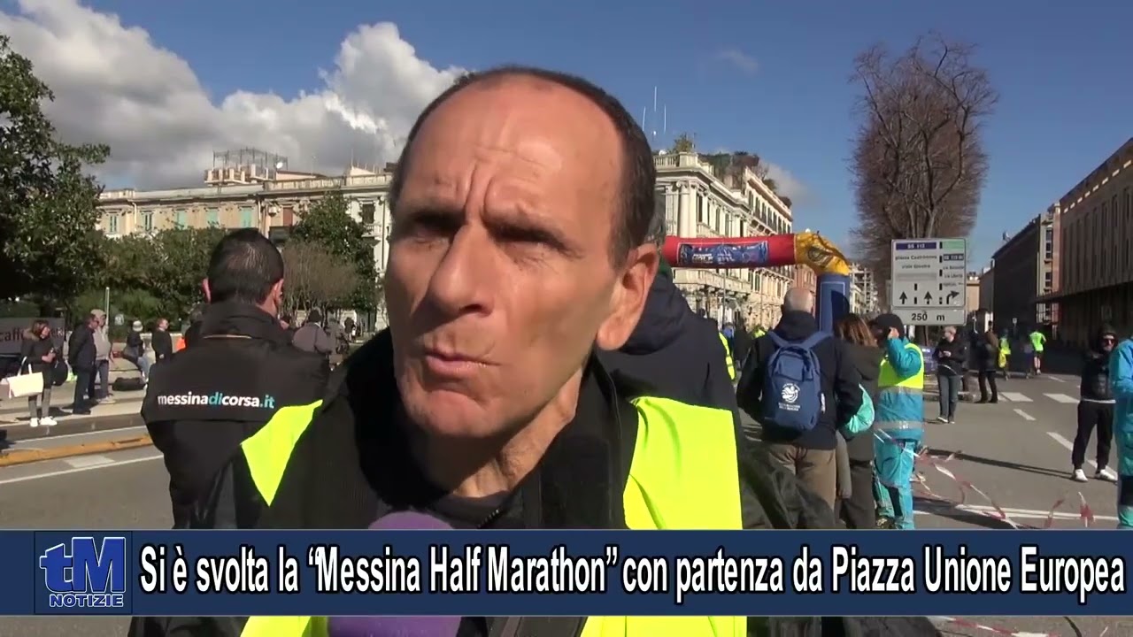 Si è svolta la “Messina Half Marathon” con partenza da Piazza Unione Europea