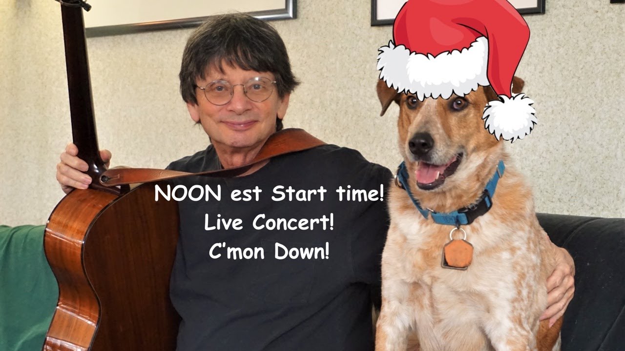 NOON start! Rolly Brown in Concert, “Live” on Youtube!