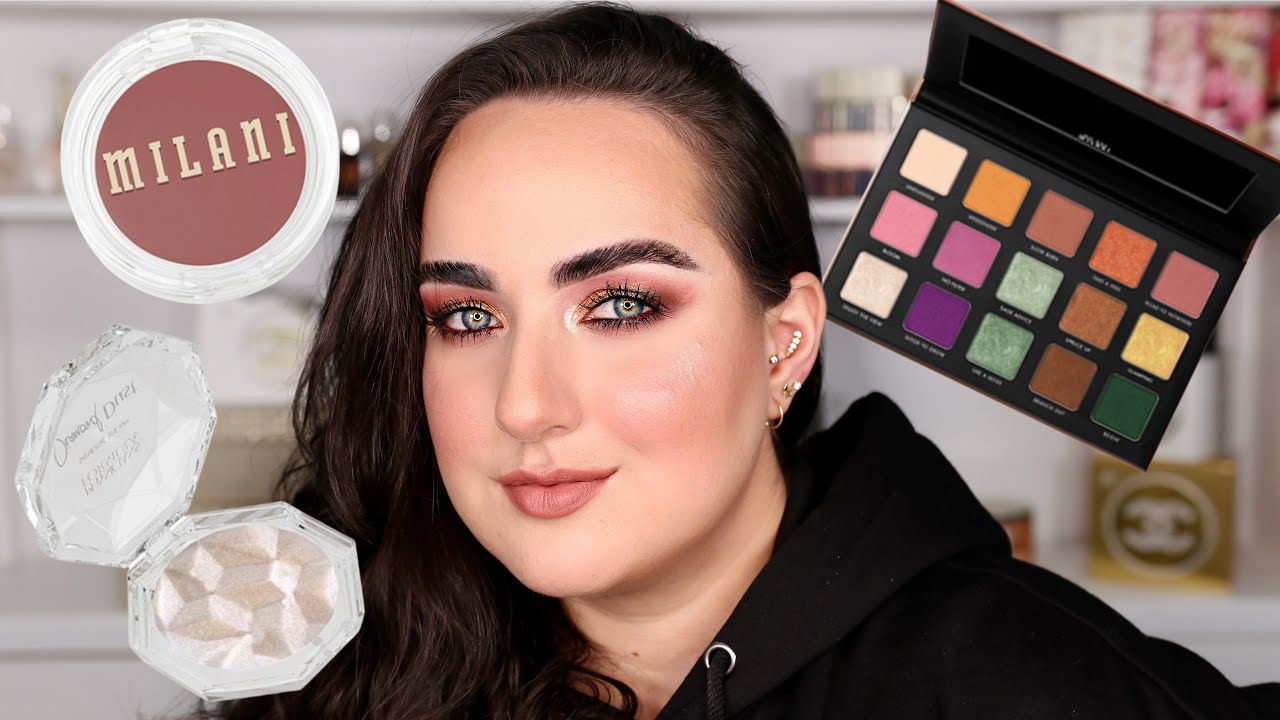 Milani Gilded Terra Palette & Cheek Kiss Cream Blush + Physicians Formula Diamond Dust Highlighter!