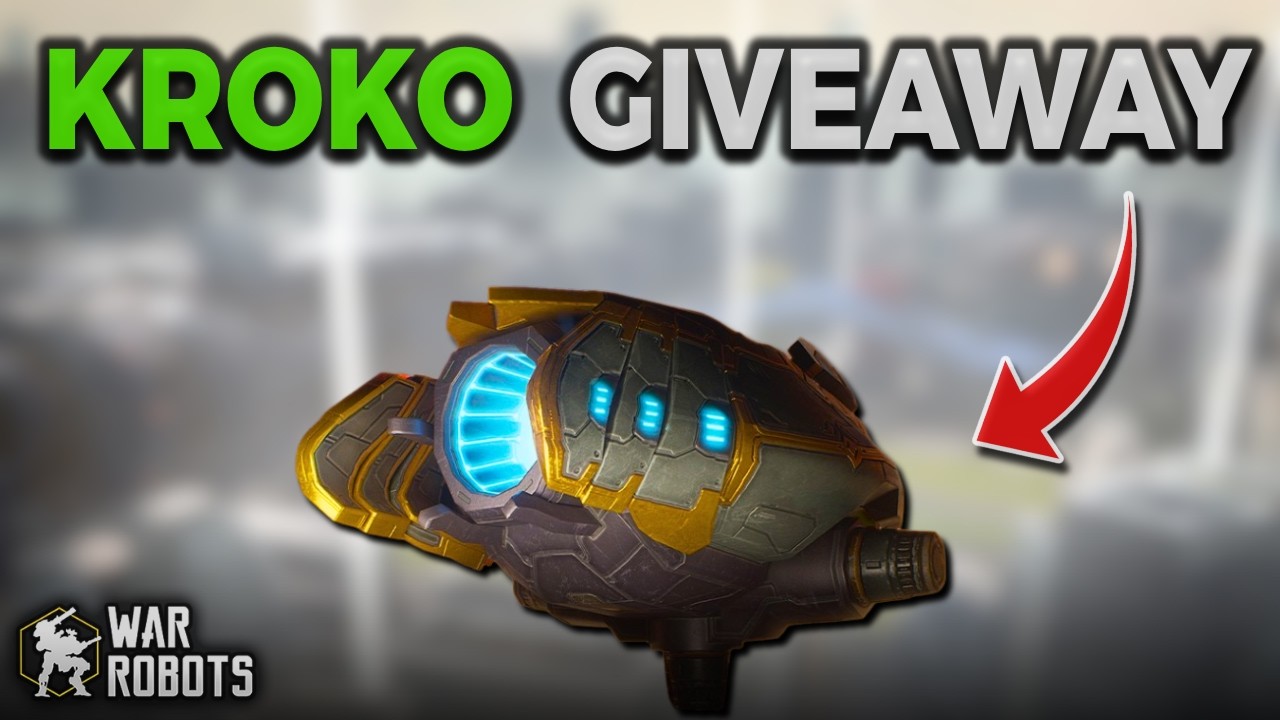 SUA CHANCE DE GANHAR A NOVA ARMA KROKO no WAR ROBOTS! #WRWinKroko