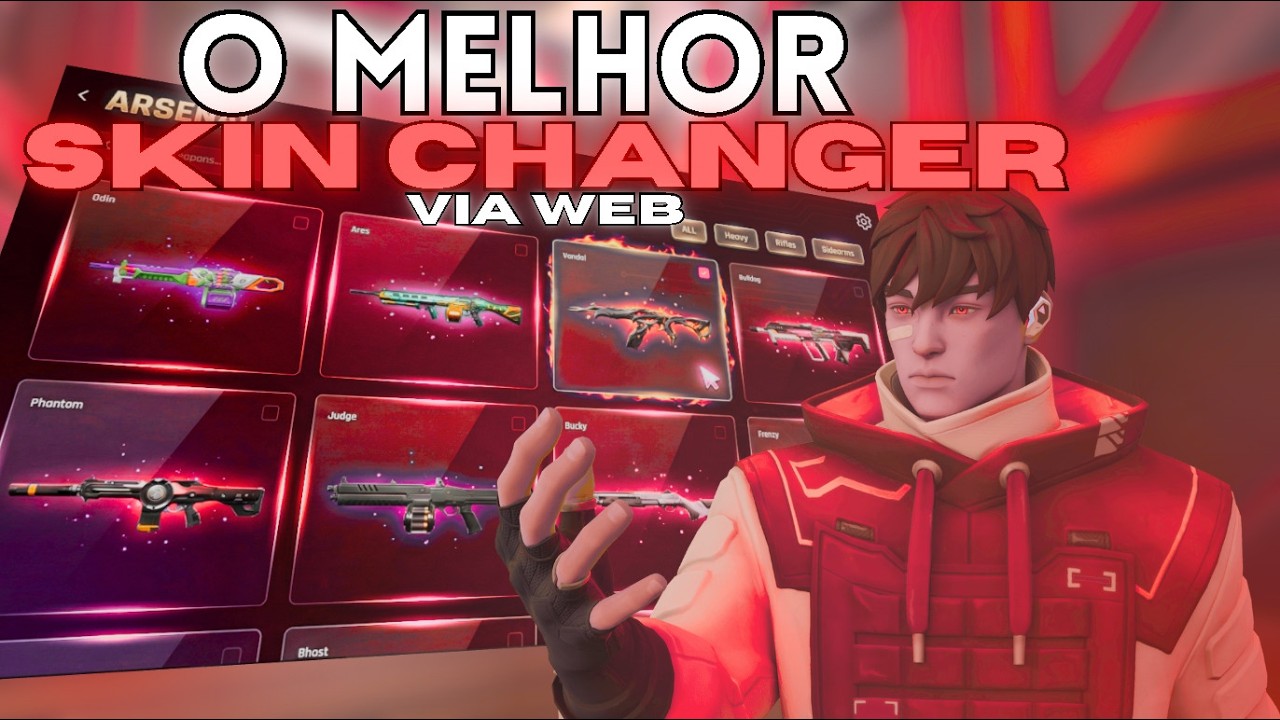 SKIN CHANGER WEB: TESTEI E MOSTREI COMO LIBERAR TUDO EM TEMPO REAL NO VÍDEO!