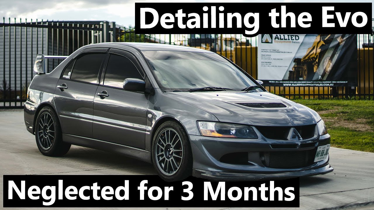 Detailing my abandoned JDM Evo 8MR - Evo VLOG #1