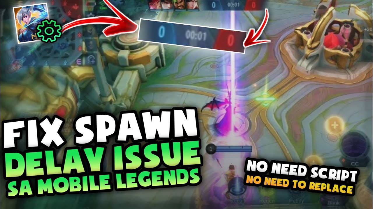 FIX SPAWN DELAY ISSUE ON MOBILES LEGENDS!! Without Using Any Files