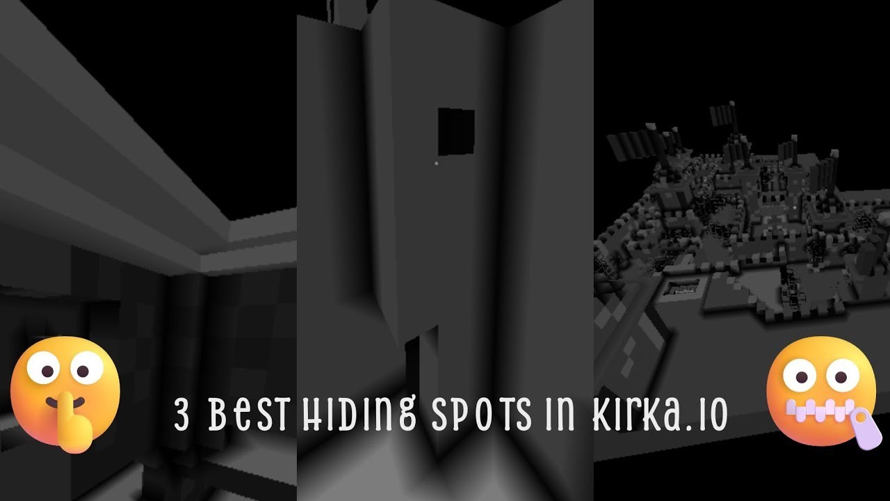 3 best hiding spots in kirka io