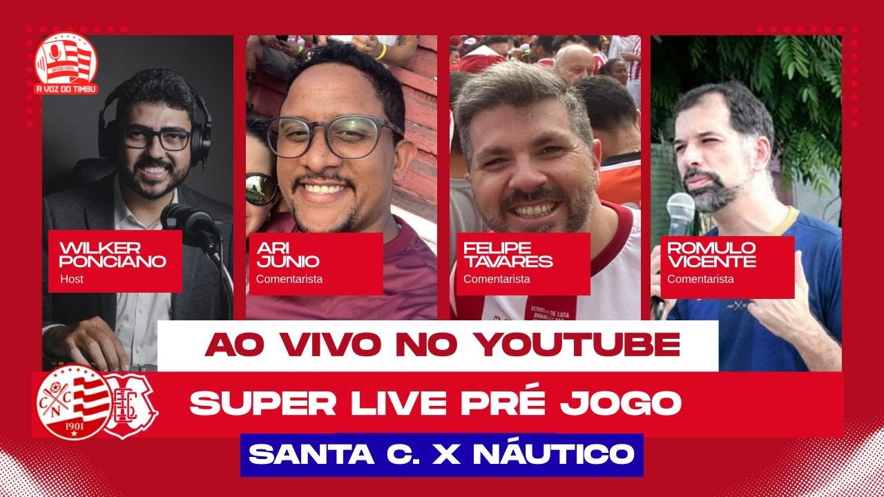 Pré Jogo - Semi final Santa Cruz x Náutico (ida) - Campeonato Pernambucano 2026