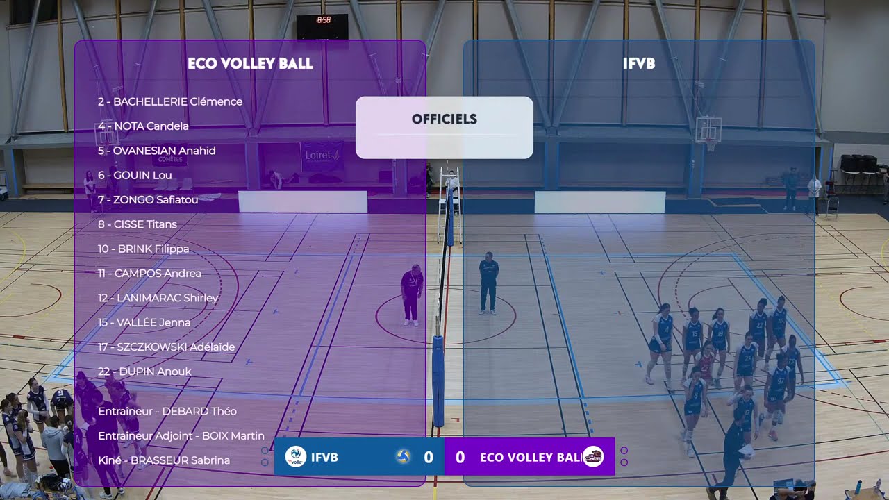 Match Elite Féminine ECO Volley Ball - ifvb