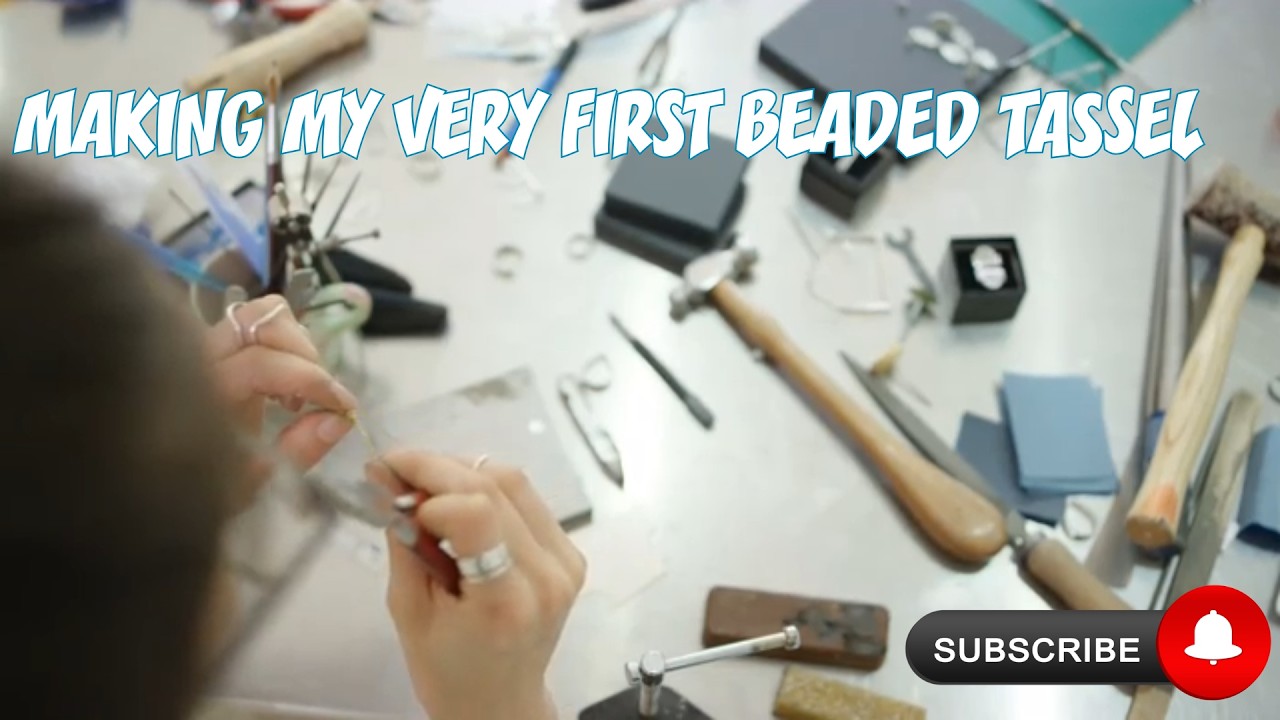 MAKING MY FIRST TASSEL | OLD EYES | FAT FINGERS | HOW DID I DO | IS THIS RIGHT