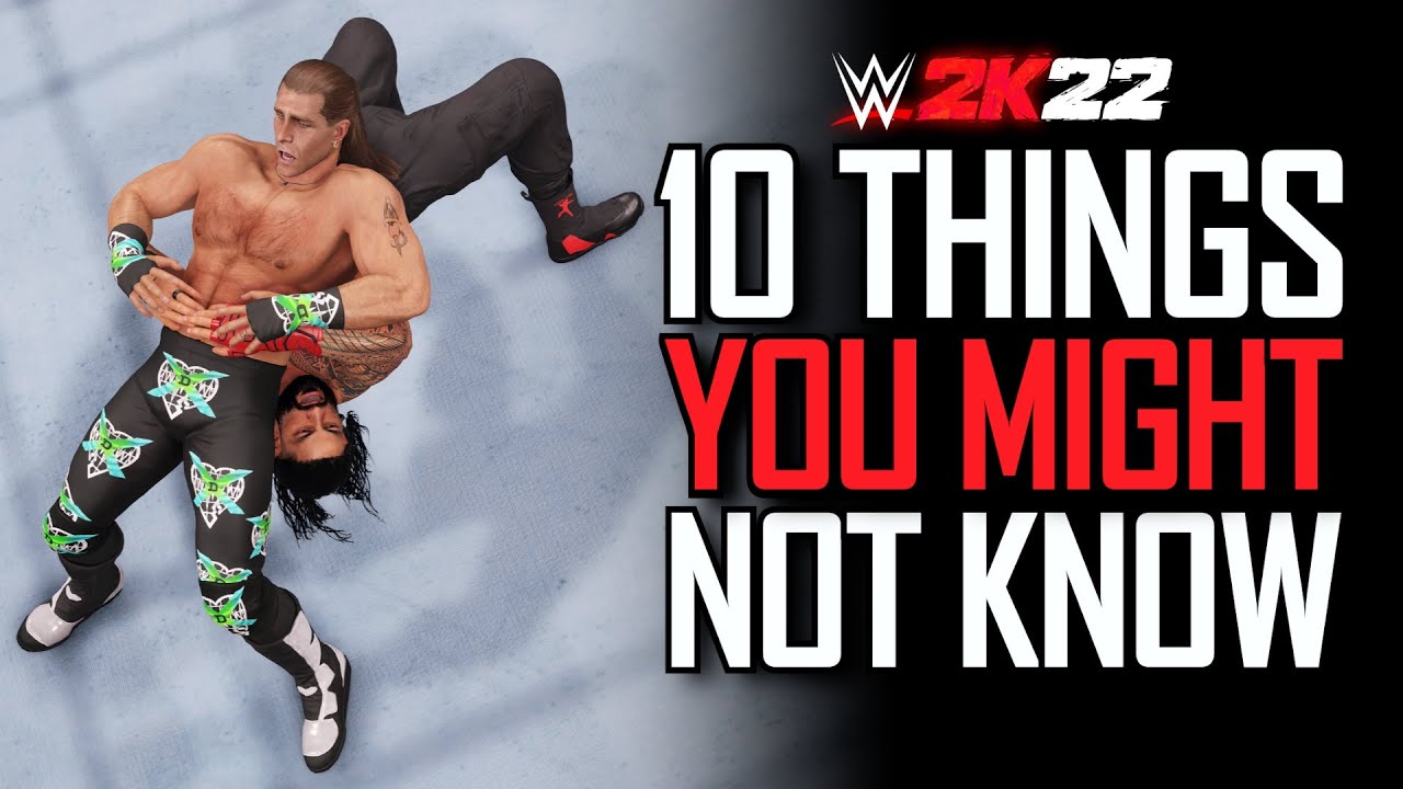 WWE 2K22: 10 Things You Might Not Know #11 (OMG RKO, Pin Trades, Bonus Stars,Freaky Breakout & More)