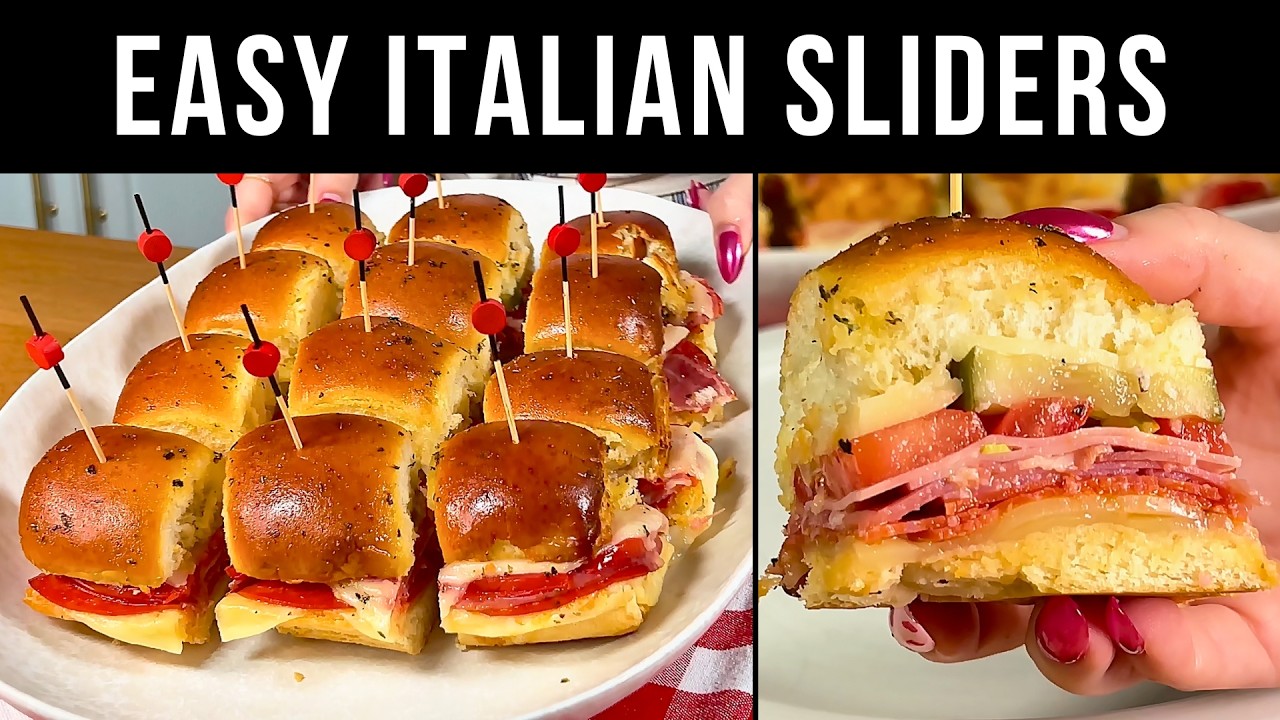 Pull-Apart Italian Sub Sliders (Easy Party Sandwiches)