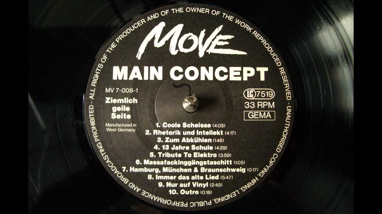 Main Concept - Immer das alte Lied ft. Absolute Beginner & MC Rene - Coole Schei&szlig;e (1994)
